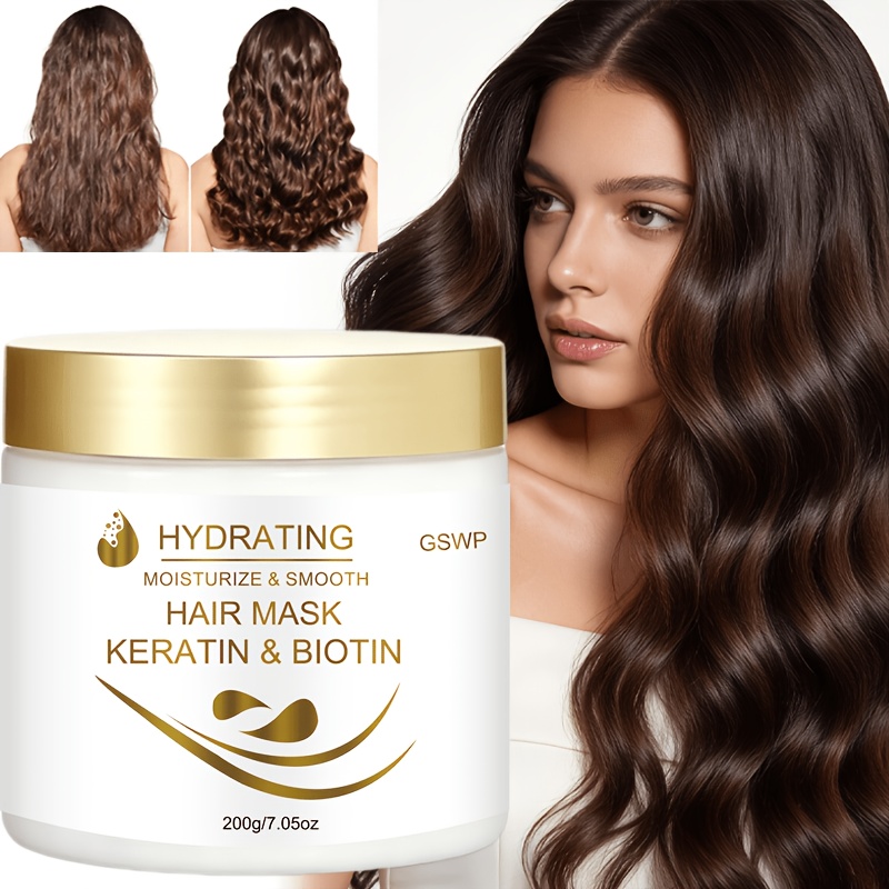 Hair Care Normal - GSWP มาส์กผมเคราตินบำรุงความชุ่มชื้น สามารถดูแลเส้นผมอย่างอ่อนโยนและบำรุงอย่างล้ำลึก ช่วยให้ผมสดชื่นและมีวอลลุ่ม 200/400 กรัม
