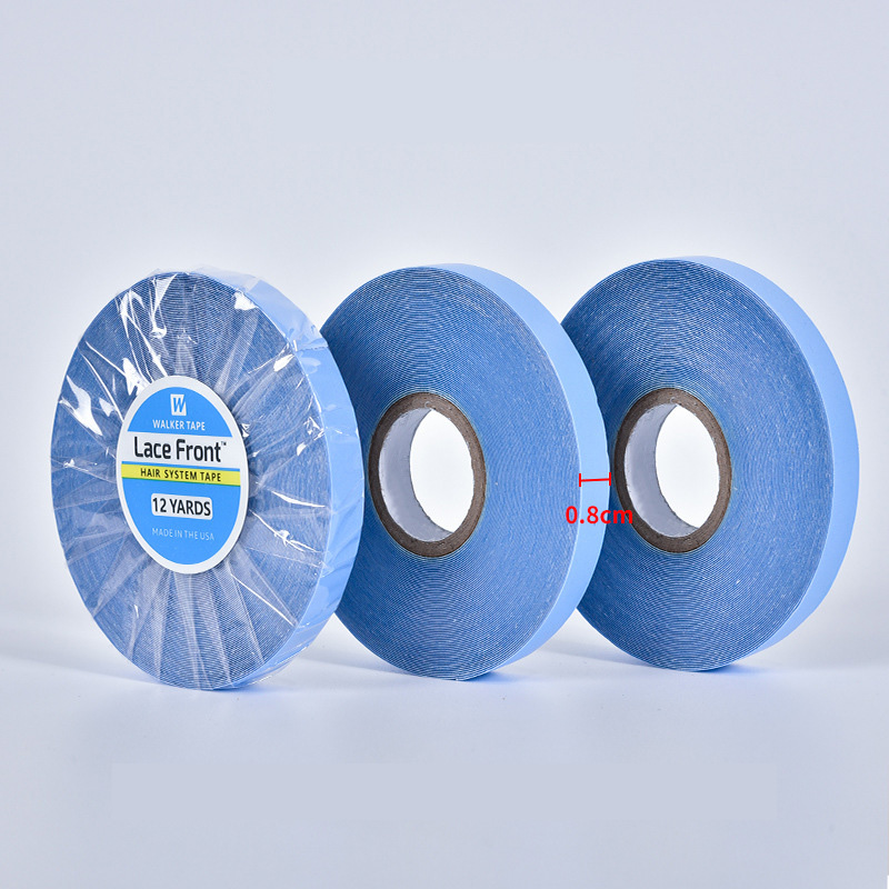 Hair Extension Tape In - 1/ม้วน2/3 0.8ซม. * 12หลาเทปกาวสองหน้าสำหรับการต่อผม/วิกผม/ผมปลอม/ผมปลอม/ผมปลอม