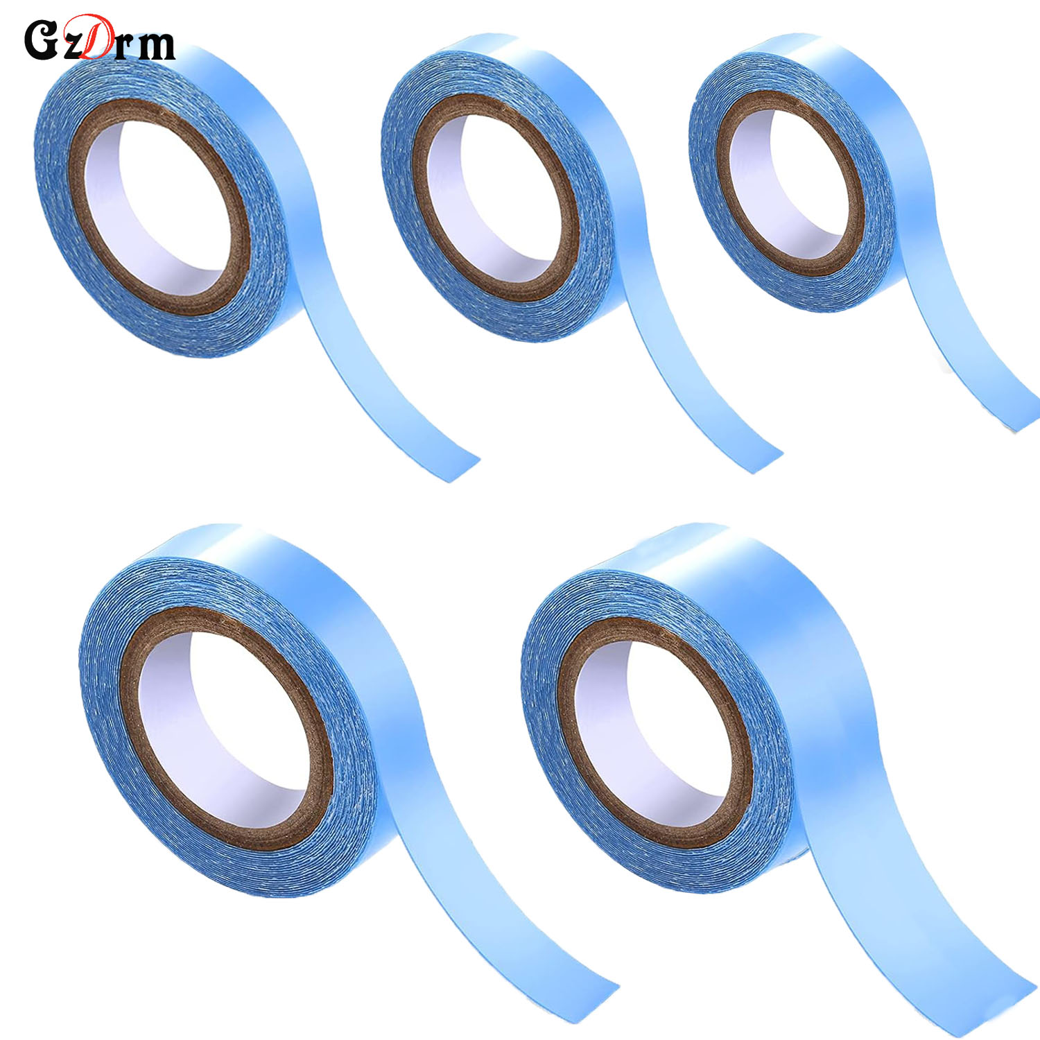 Hair Extension Tape In - เทปติดผมสีฟ้า 3 หลา เทปกาวสองหน้าสำหรับต่อผม/วิกผม/ทูเป้