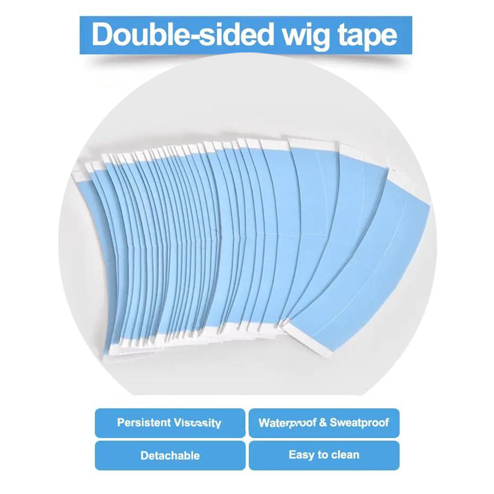 เทปกาวติดวิกผมแบบสองหน้า แข็งแ - Hair Extension Tape In บทวิจารณ์และราคา