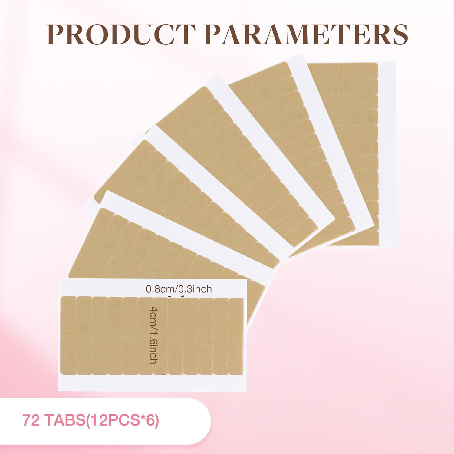 72 แท็บ (6 แผ่น) เทปต่อผม เทปก - Hair Extension Tape In บทวิจารณ์และราคา