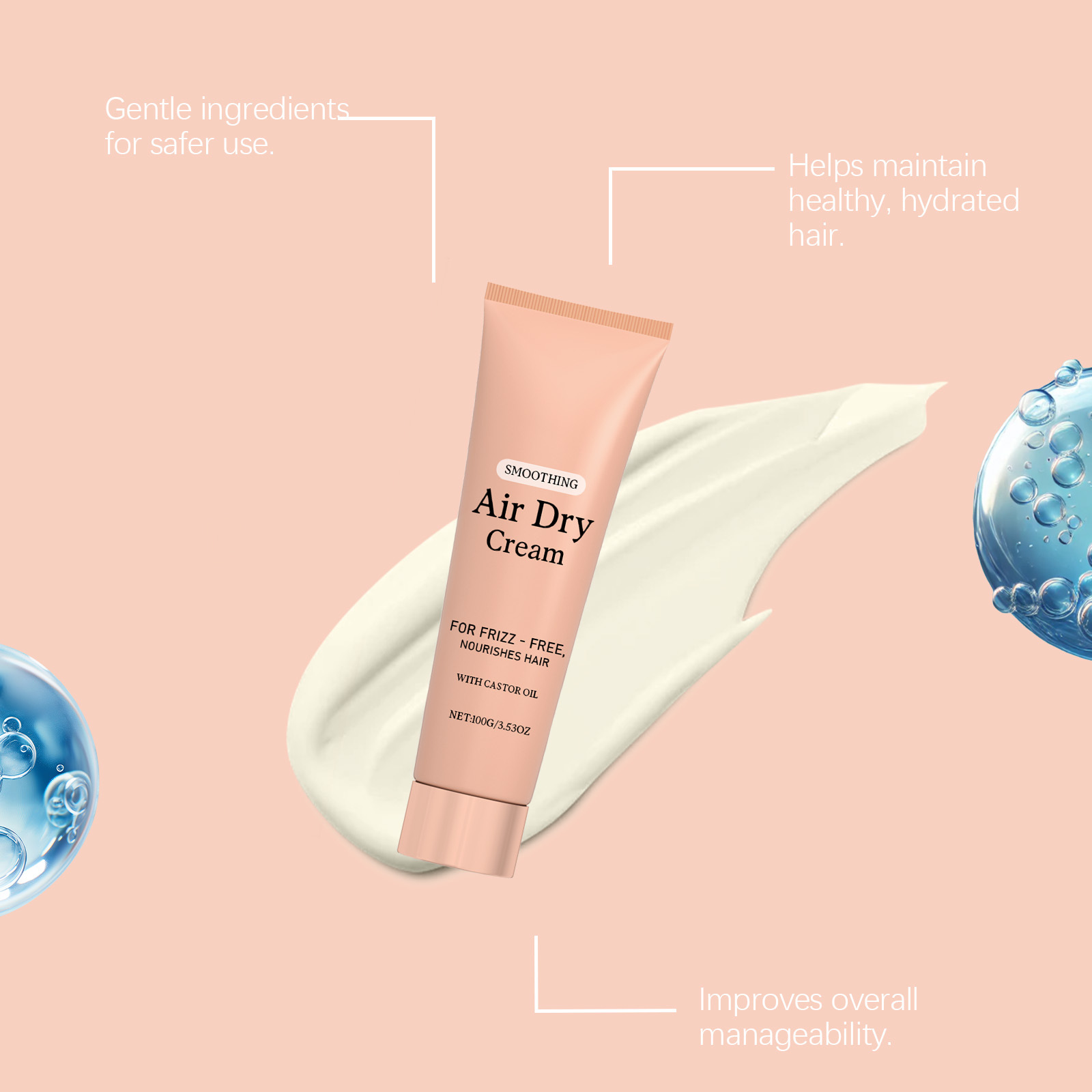 ครีมจัดแต่งทรงผม Air Dry Smoot - Hair Care Normal บทวิจารณ์และราคา